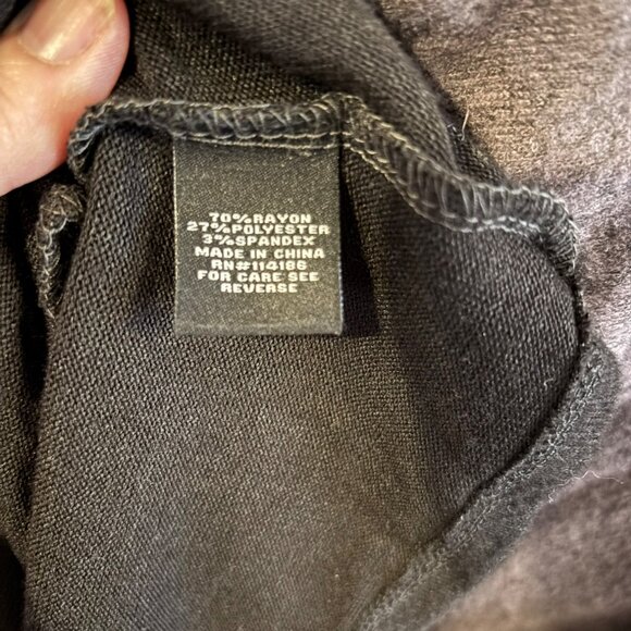 Verve Ami Womens Granite Heather Cowl Neck Long Sleeve Sweater Top L - Picture 5 of 8